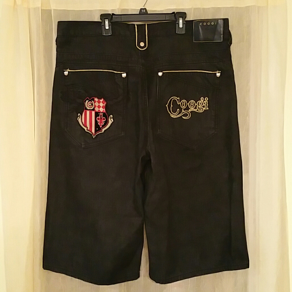 COOGI art denim shorts, 40